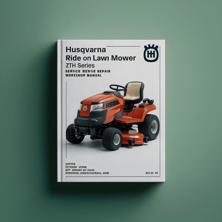 Husqvarna Ride On Lawn Mower ZTH Series Service Repair Workshop Manual PDF Download