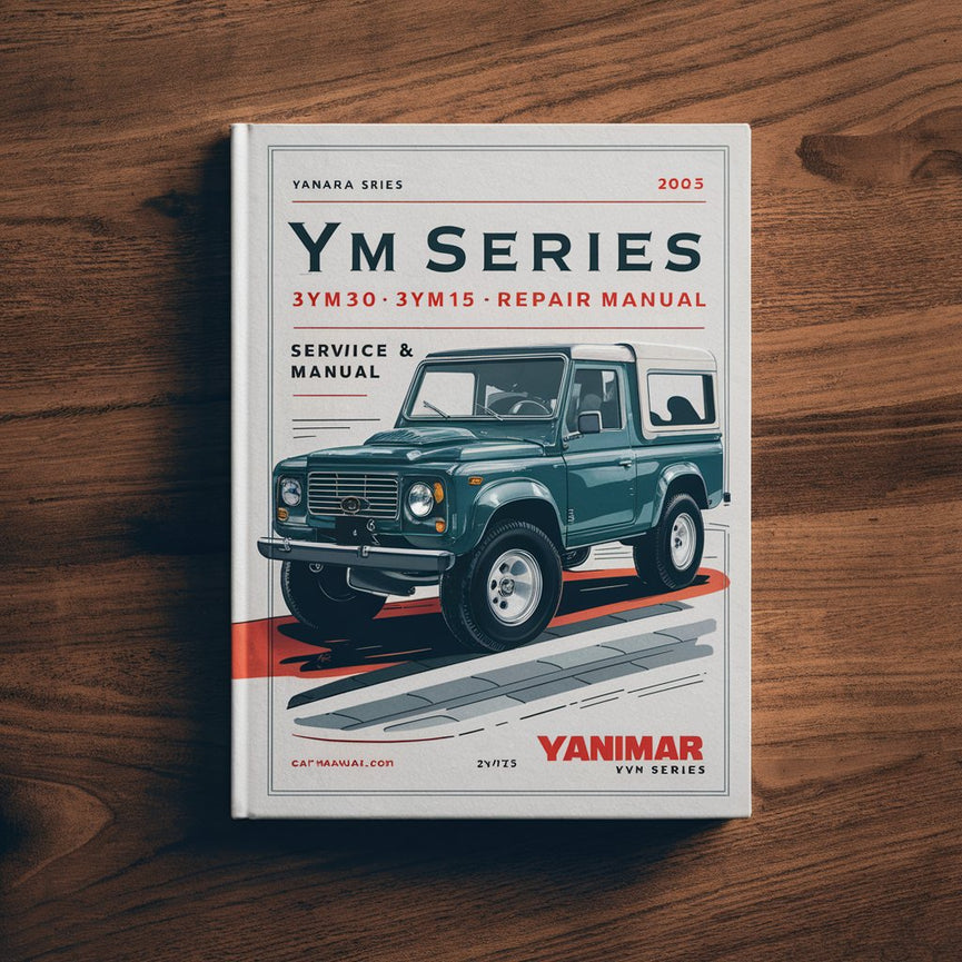 Manual de reparación y servicio del motor Yanmar YM Series 3YM30 3YM20 2YM15 - Mejorado - Descargar PDF