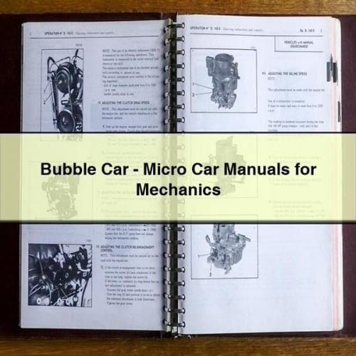 Bubble Car - Micro Car Manuals for Mechanics PDF Download