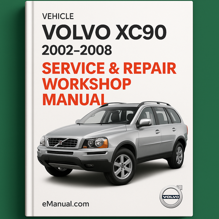 Volvo XC90 2002-2008 Manual Taller Reparación Servicio Descargar PDF