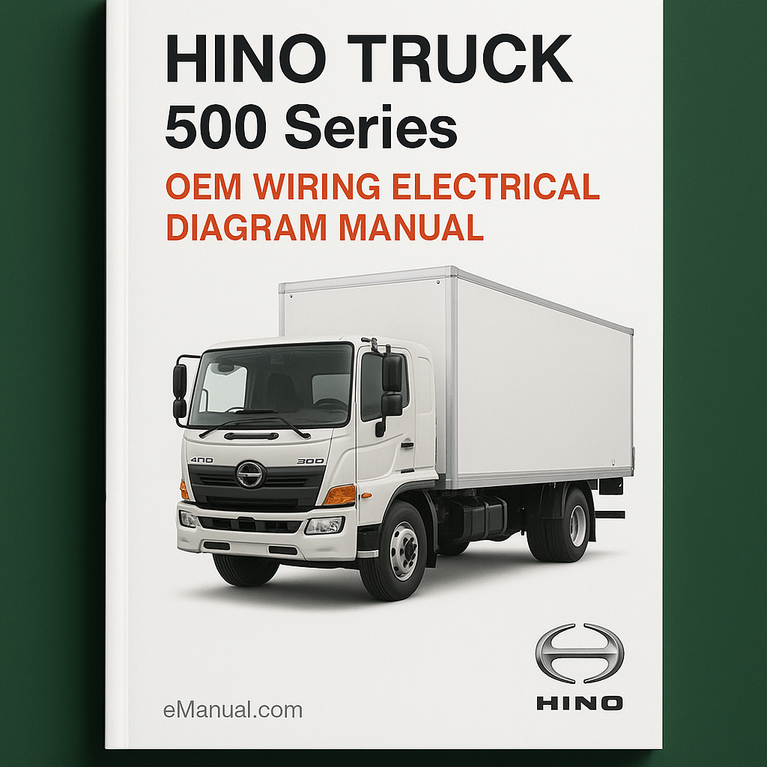 HINO Truck 500 Series OEM Wiring Electrical Diagram Manual
