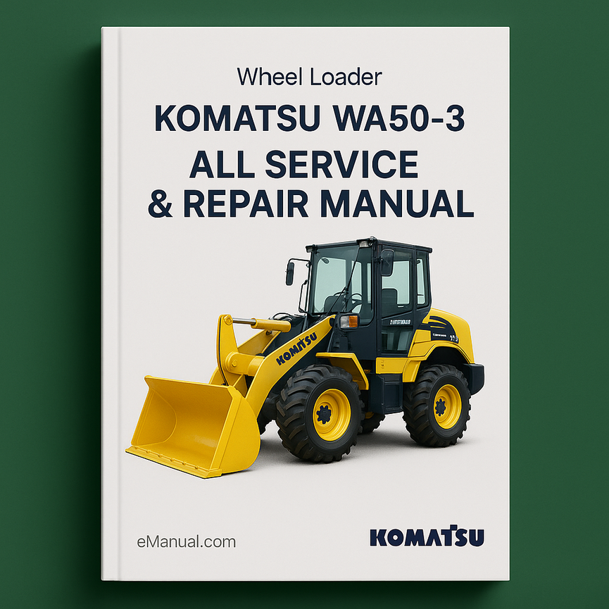 Komatsu Wa50-3 All Service Repair Manual