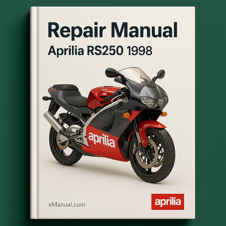 Aprilia RS250 Repair Manual 1998