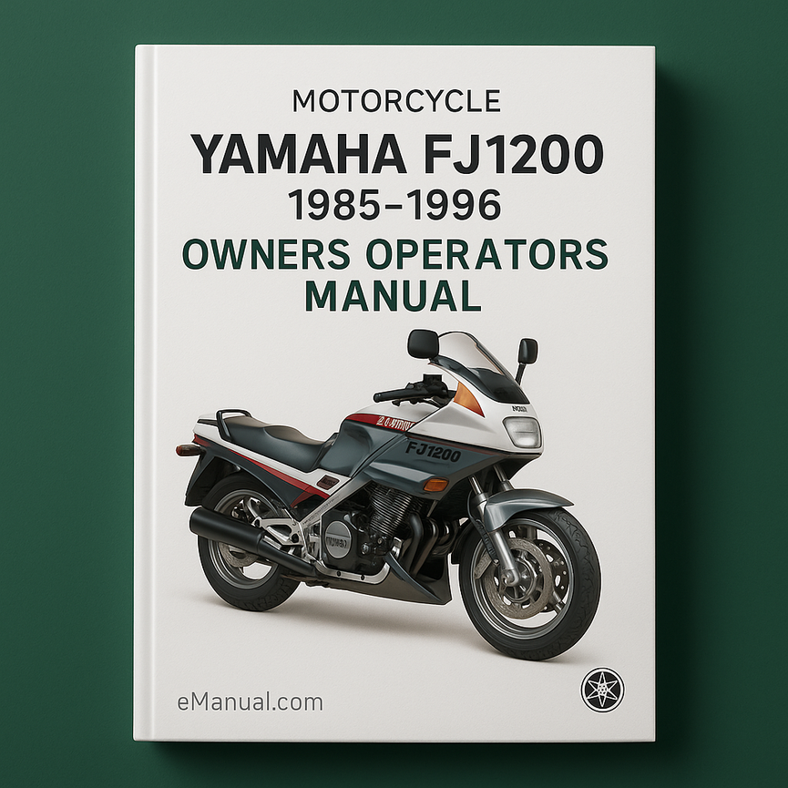 Yamaha FJ1200 Motorcycle 1985-1996 Owners Operators Manual