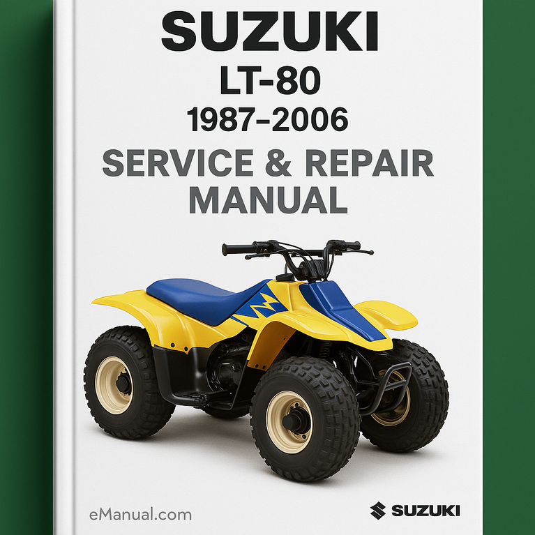 Suzuki LT-80 LT80 1987-2006 Service Repair Manual