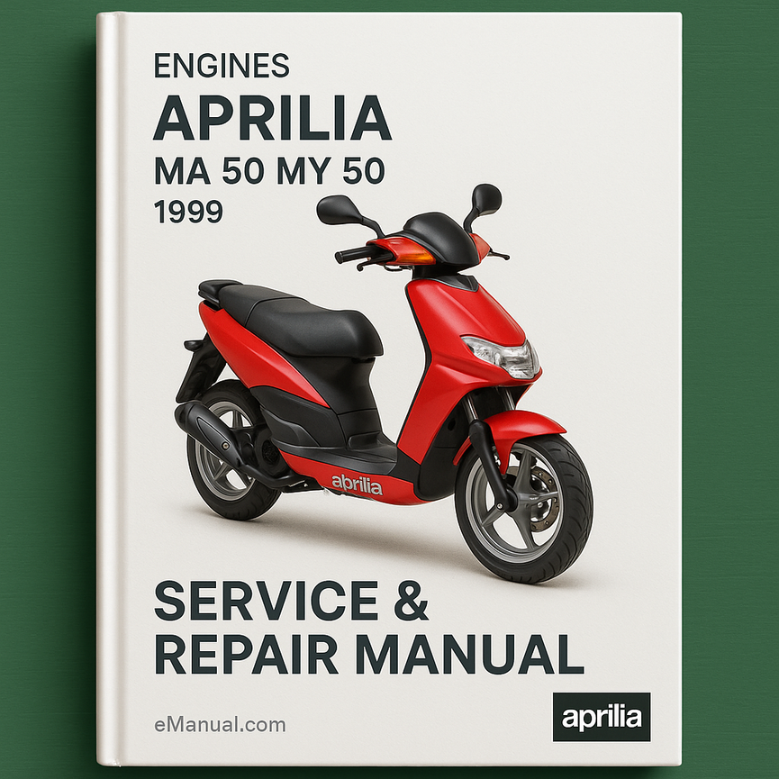 APRILIA Engines MA 50 MY 50 1999 Service Repair Manual