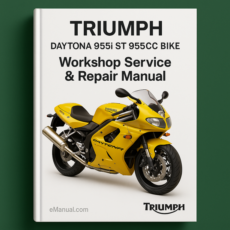 TRIUMPH DAYTONA 955i ST 955CC BIKE Workshop Service Repair Manual