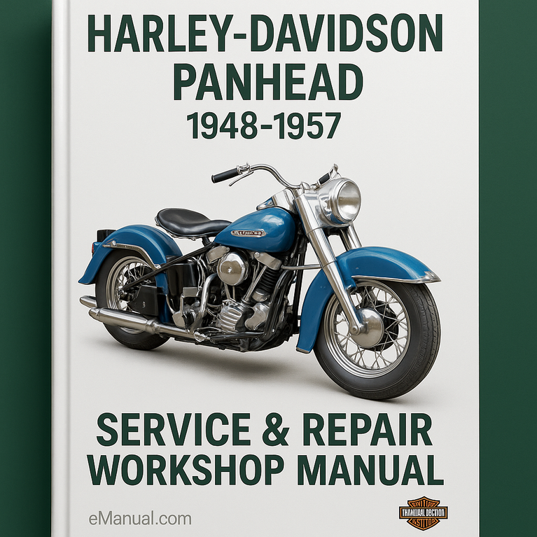 Harley Davidson Panhead 1948-1957 Service Repair Workshop Manual 1949 1950 1951 1952 1953 1954 1955 1956