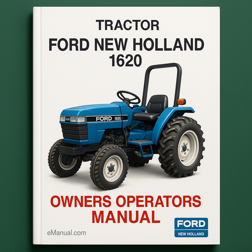 Ford New Holland 1620 Tractor Owners Operators Manual