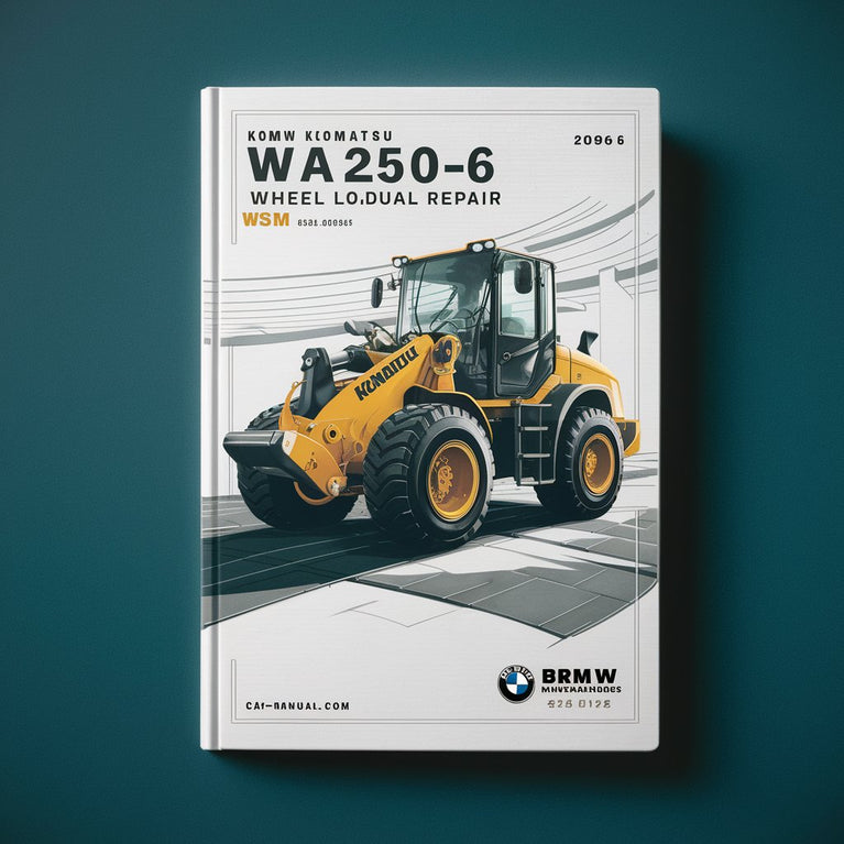 Komatsu Wa250-6 Wheel Loader WSM Service Manual Repair