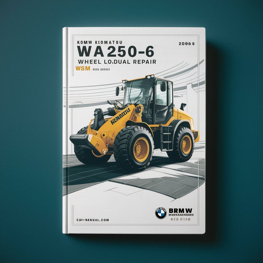 Komatsu Wa250-6 Wheel Loader WSM Service Manual Repair PDF Download