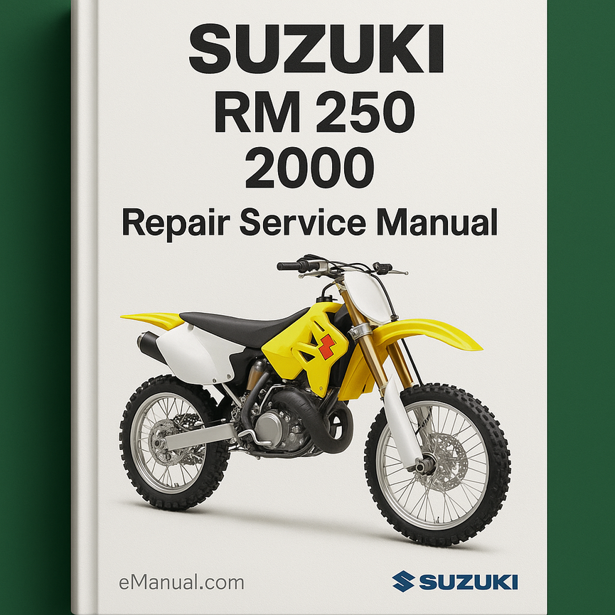 Suzuki RM 250 2000 Repair Service Manual