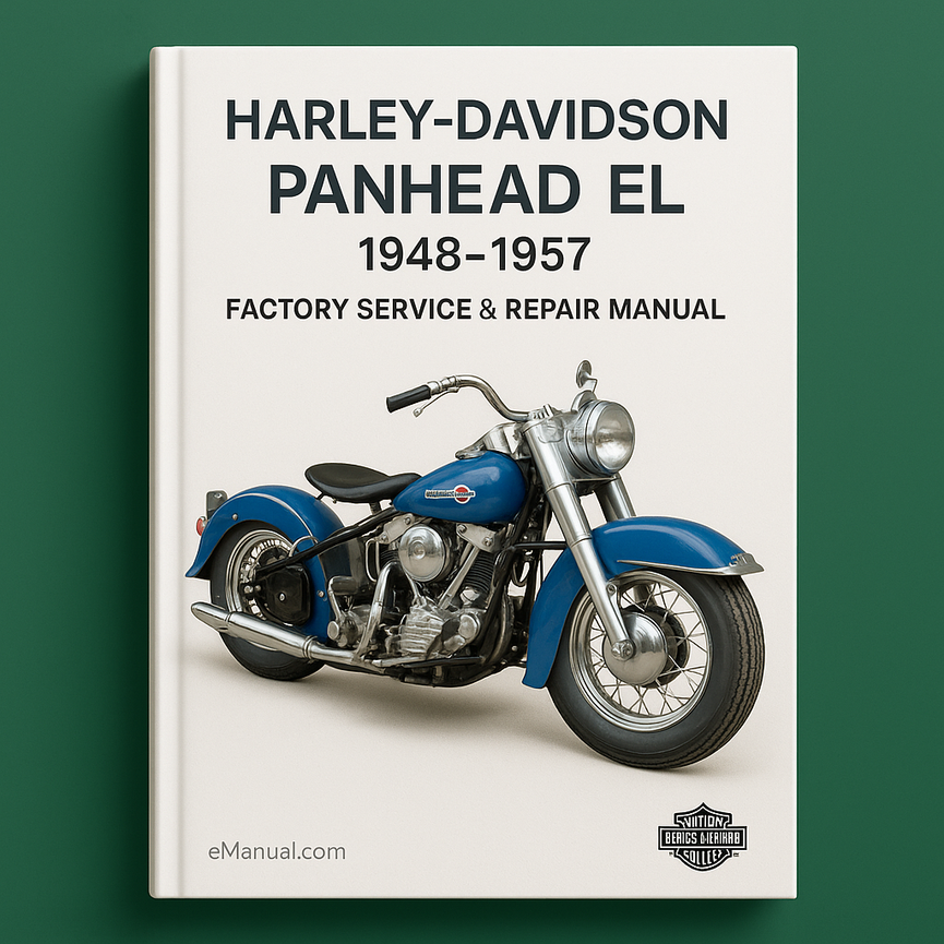 Harley Davidson Panhead EL 1948-1957 Werkswartungshandbuch PDF-Download