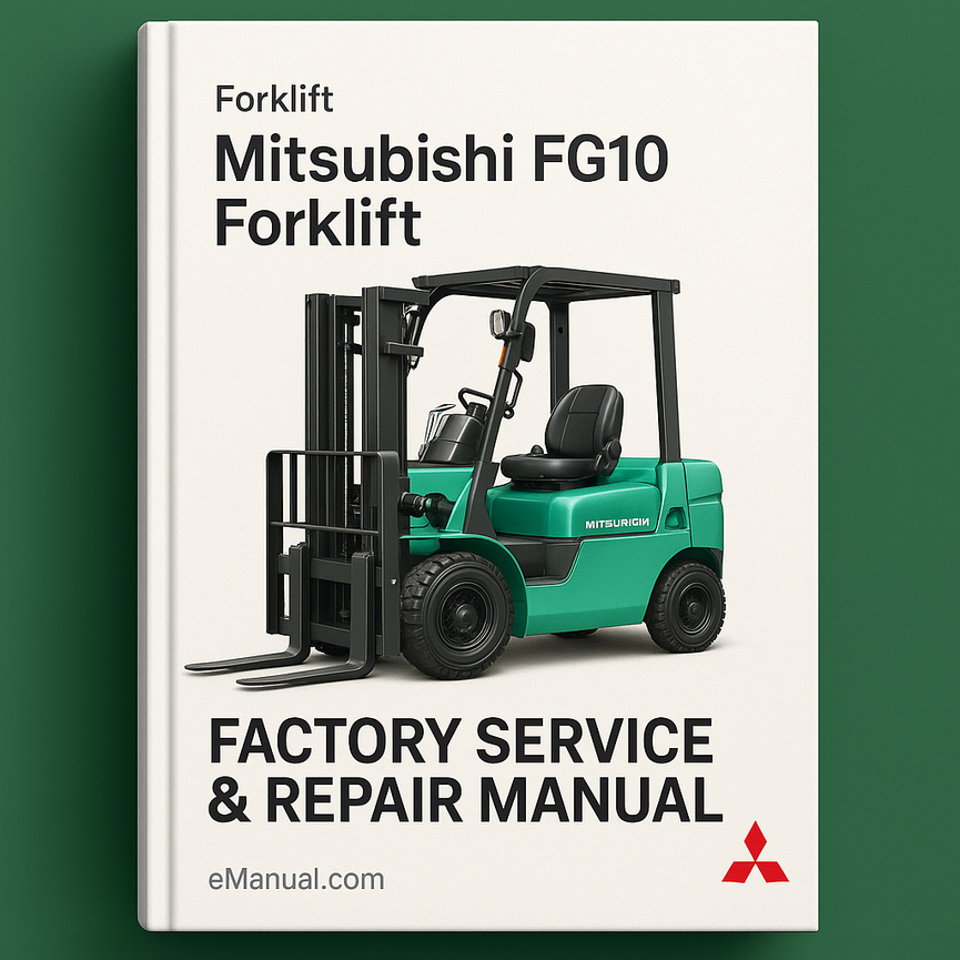 Mitsubishi FG10 Forklift Factory Service Repair Manual