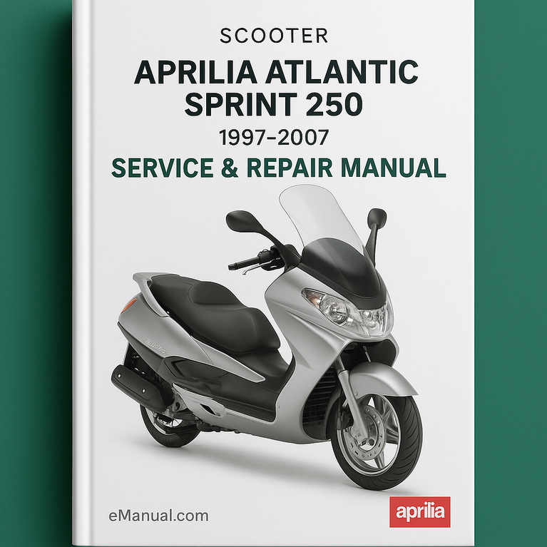 Aprilia Atlantic Sprint 250 1997-2007 WSM Service Repair Manual