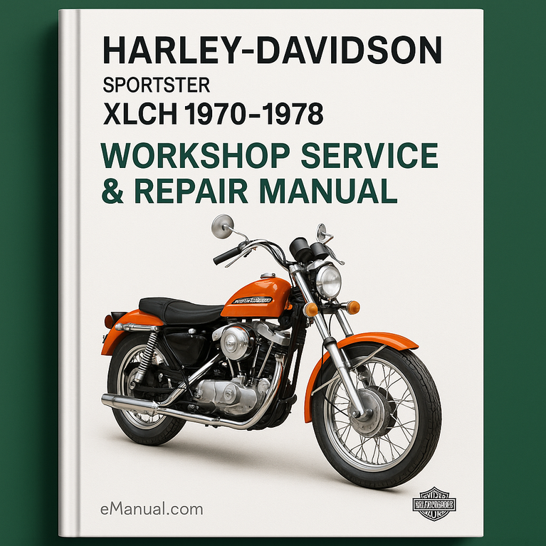 Harley Davidson Sportster XLCH 1970-1978 Workshop Service Repair Manual