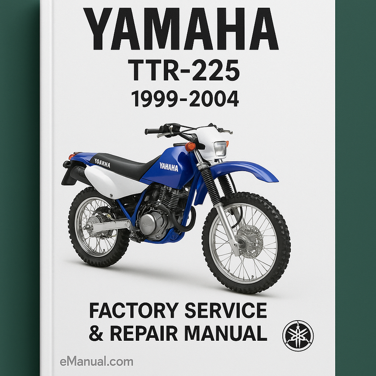 Yamaha Ttr-225 1999-2004 Factory Service Repair Manual