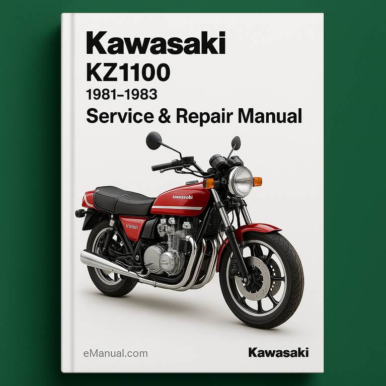 Kawasaki KZ1100 KZ 1100 1981-1983 Service Repair Manual
