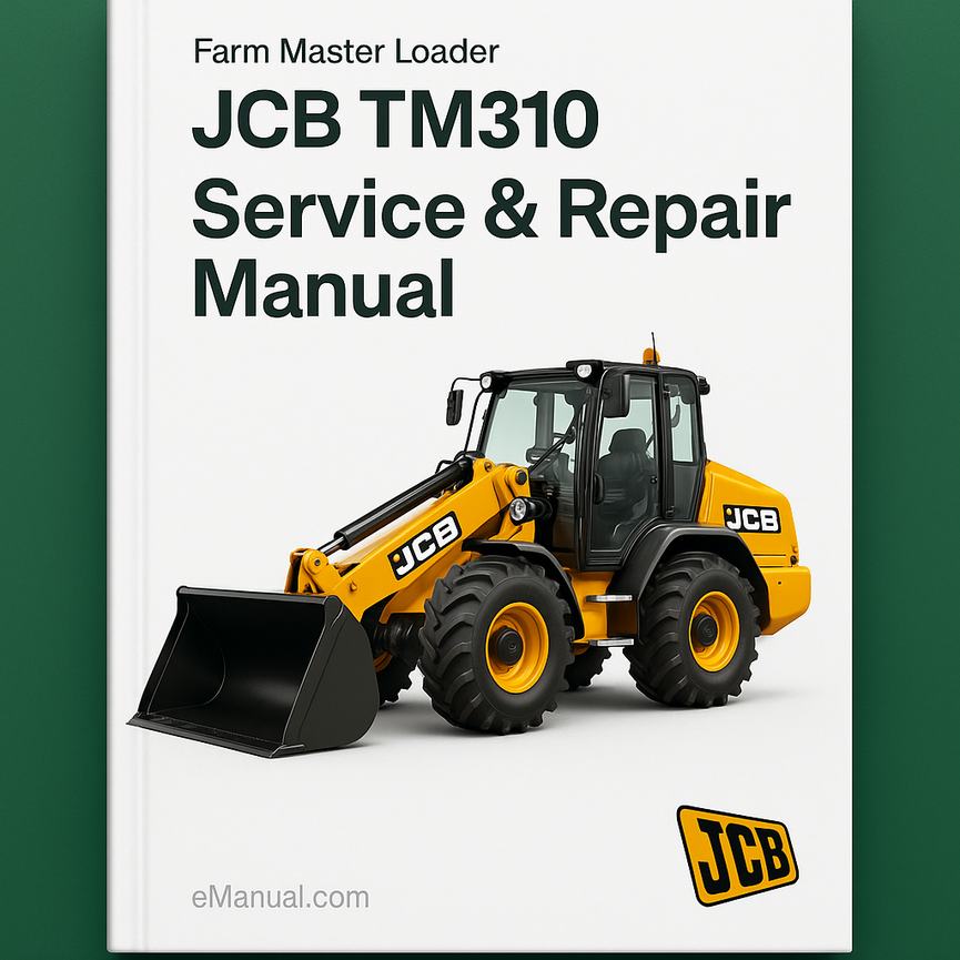 JCB TM310 Farm Master Loader Service Repair Manual