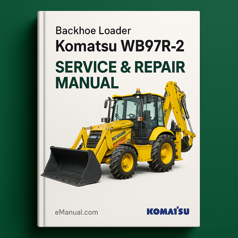 Komatsu WB97R-2 Backhoe Loader Service Repair Manual