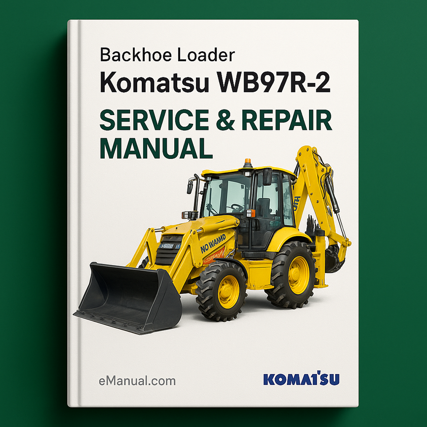 Komatsu WB97R-2 Backhoe Loader Service Repair Manual
