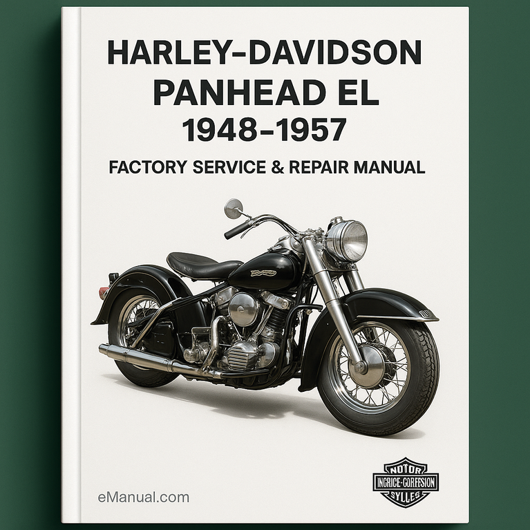Harley Davidson Panhead EL 1948-1957 Factory Service Repair Manual