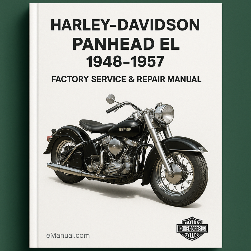 Harley Davidson Panhead EL 1948-1957 Factory Service Repair Manual