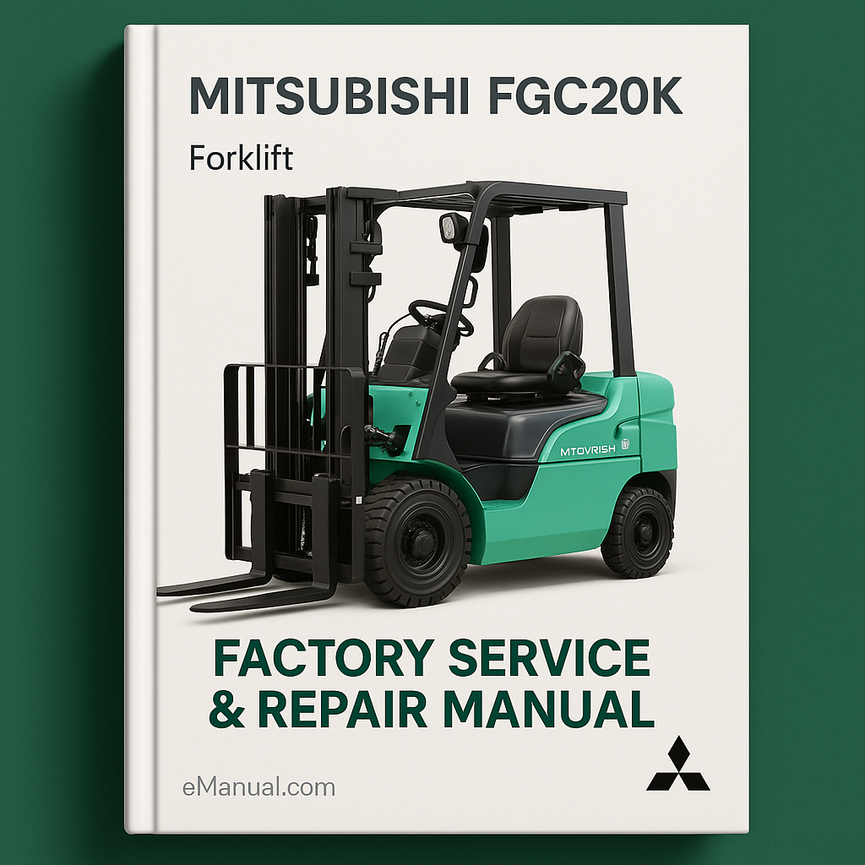 Mitsubishi FGC20K Forklift Factory Service Repair Manual