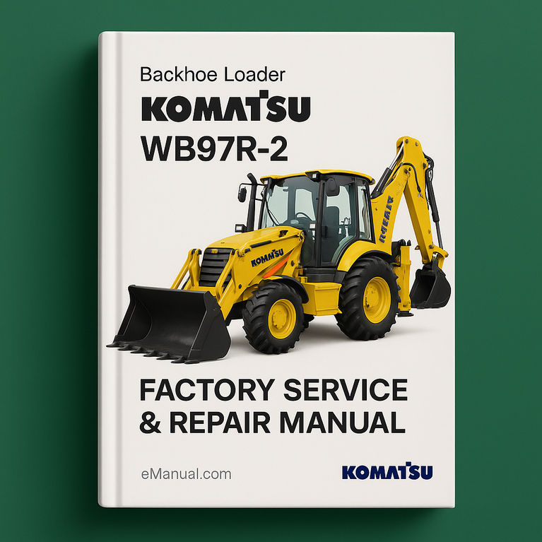 Komatsu WB97R-2 Backhoe Loader Factory Service Repair Manual