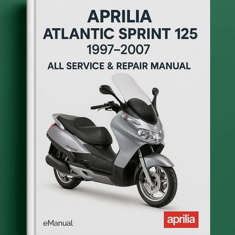 Aprilia Atlantic Sprint 125 1997-2007 All Service Repair Manual