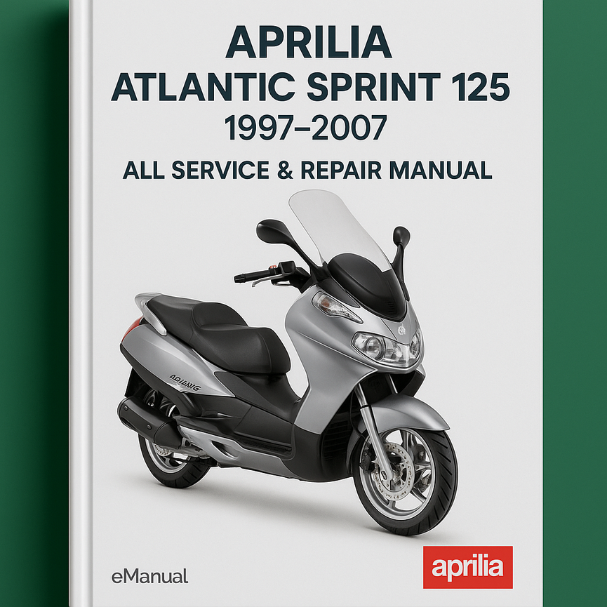Aprilia Atlantic Sprint 125 1997-2007 All Service Repair Manual