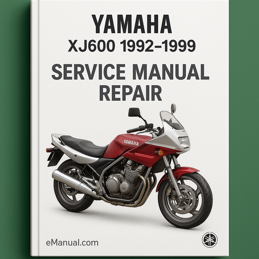 Yamaha XJ600 1992-1999 WSM Service Manual Repair