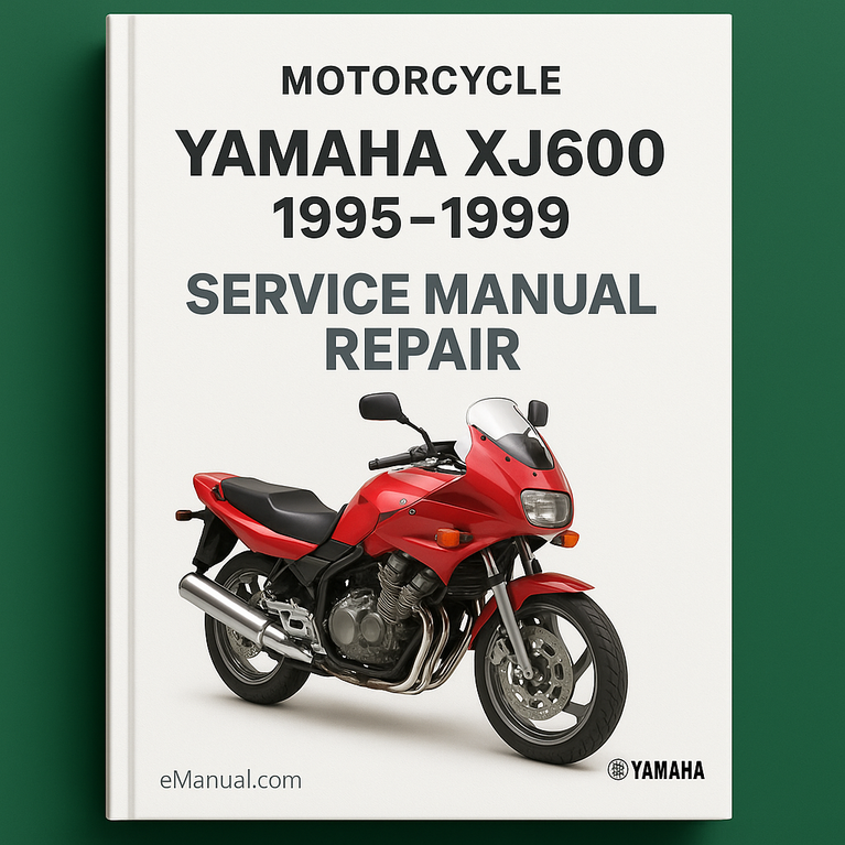 Yamaha XJ600 1995-1999 WSM Service Manual Repair