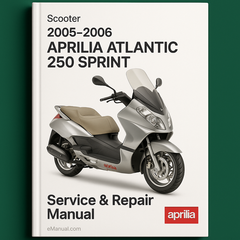 2005-2006 APRILIA ATLANTIC 250 SPRINT Service Repair Manual