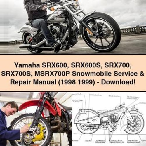 Yamaha SRX600 SRX600S SRX700 SRX700S MSRX700P Manual de reparación y servicio de motos de nieve (1998 1999) - Descargar PDF