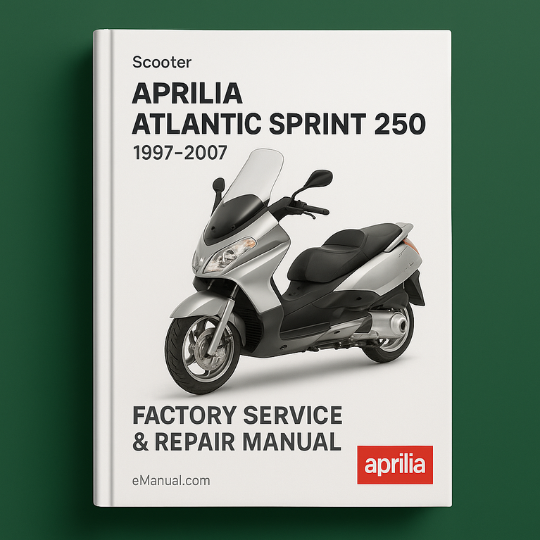 Aprilia Atlantic Sprint 250 1997-2007 Factory Service Repair Manual