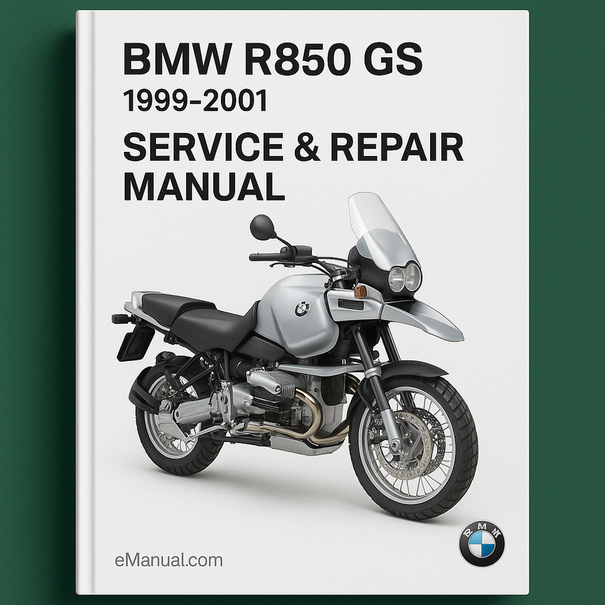 BMW R850 GS 1999-2001 Service Repair Manual