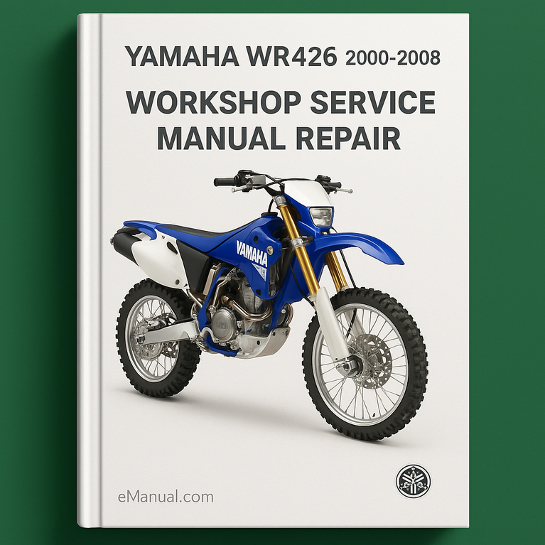 Yamaha WR426 2000-2008 Workshop Service Manual Repair
