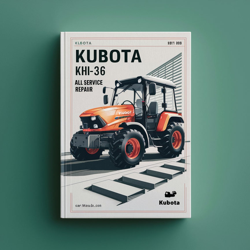 Kubota KH36 KH-36 Alle Service-Reparaturanleitungen