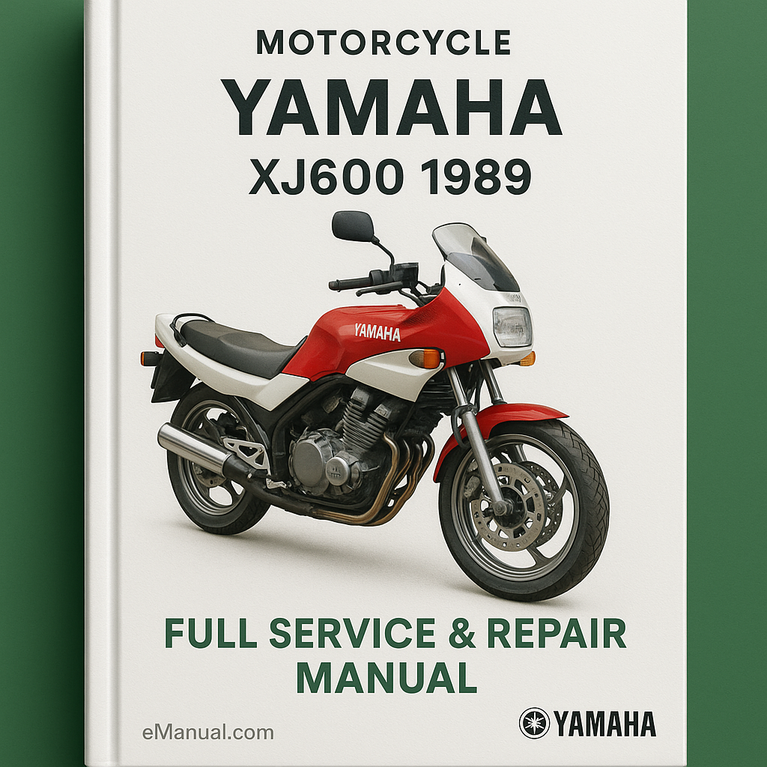 Yamaha XJ600 1989 Full Service Repair Manual
