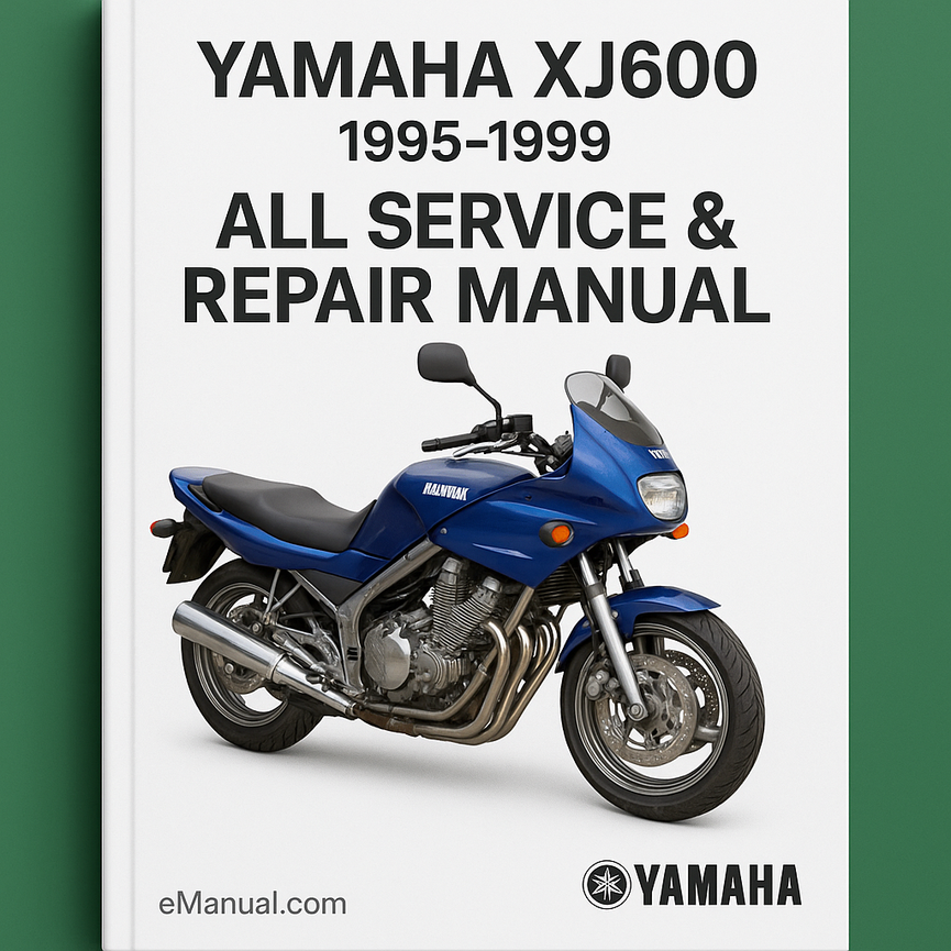 Yamaha XJ600 1995-1999 Manual de reparación de todos los servicios Descargar PDF