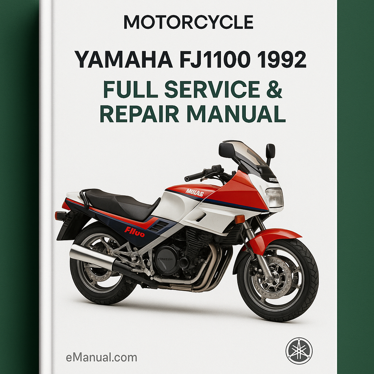 Yamaha FJ1100 1992 Full Service Repair Manual