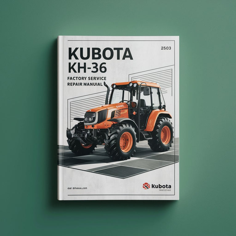 Kubota KH36 KH-36 Factory Service Repair Manual