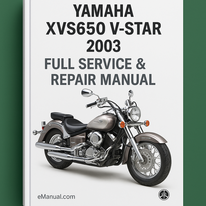 Yamaha XVS650 V-Star 2003 Full Service Repair Manual