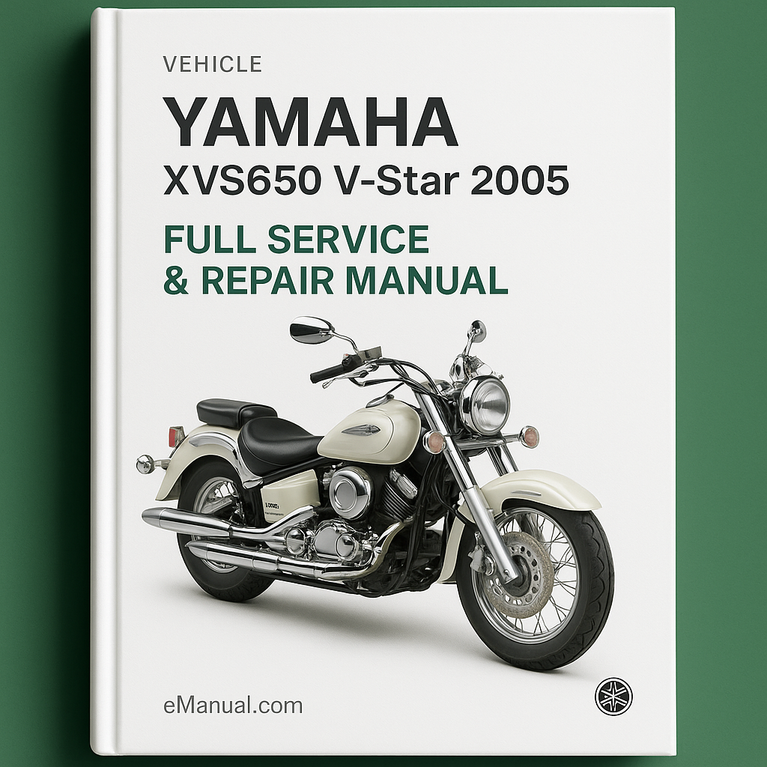 Yamaha XVS650 V-Star 2005 Full Service Repair Manual
