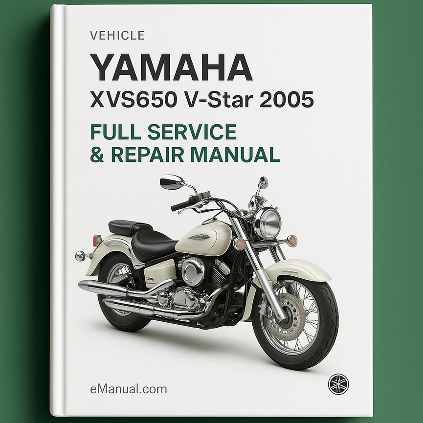 Yamaha XVS650 V-Star 2005 Full Service Repair Manual