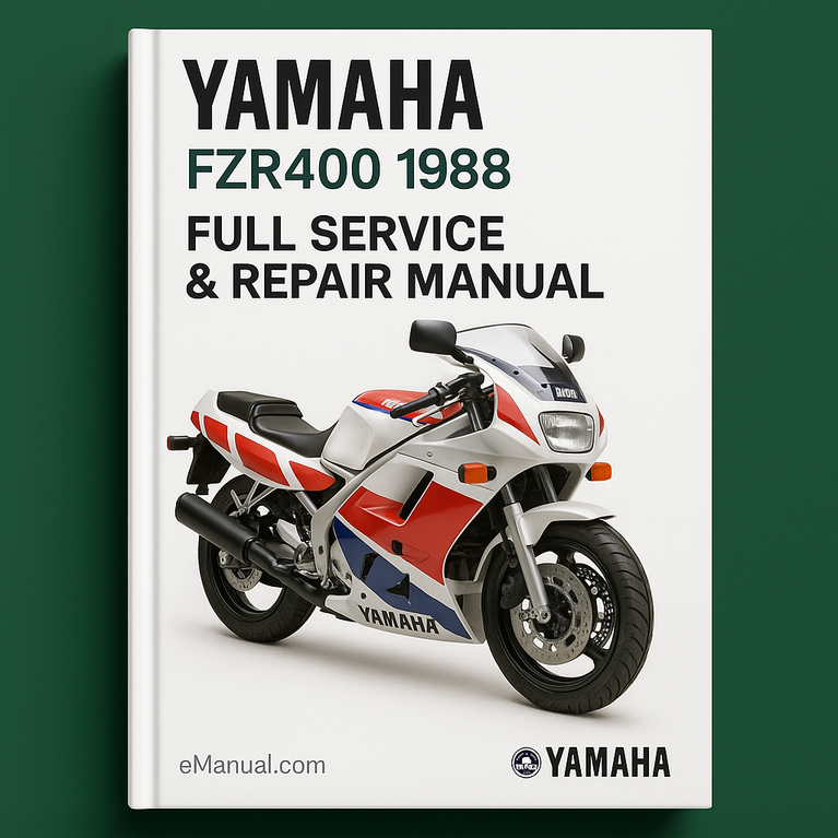 Yamaha FZR400 1988 Full Service Repair Manual