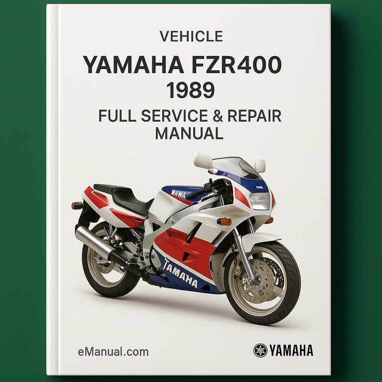 Yamaha FZR400 1989 Full Service Repair Manual