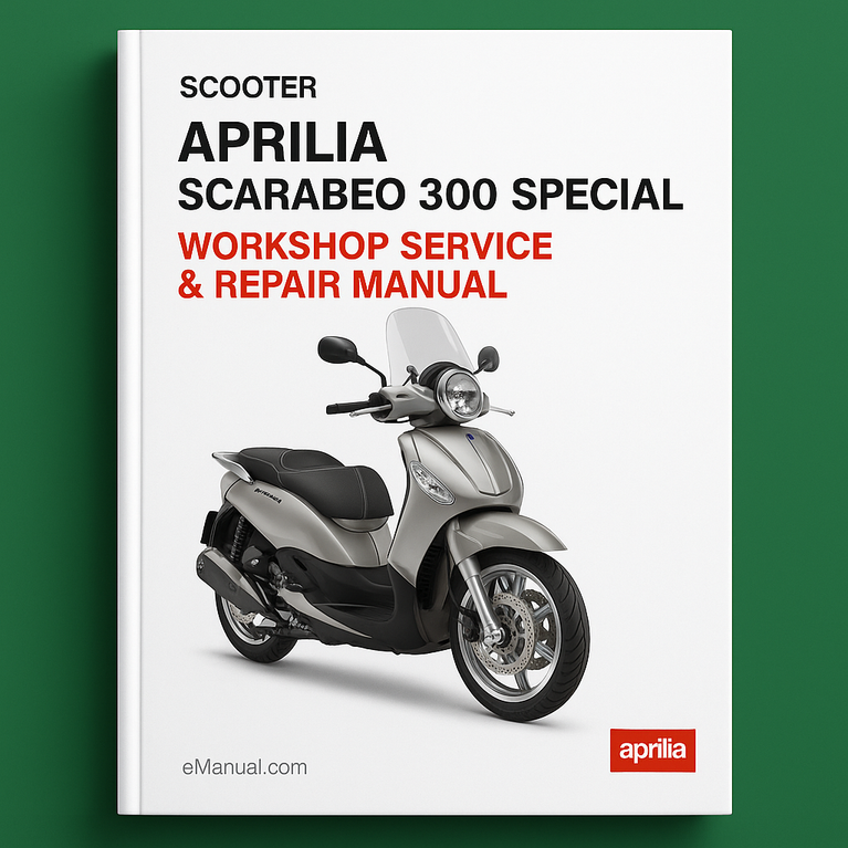 Aprilia Scarabeo 300 Special Workshop Service Repair Manual