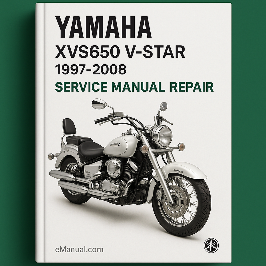Yamaha XVS650 V-Star 1997-2008 WSM Service Manual Repair